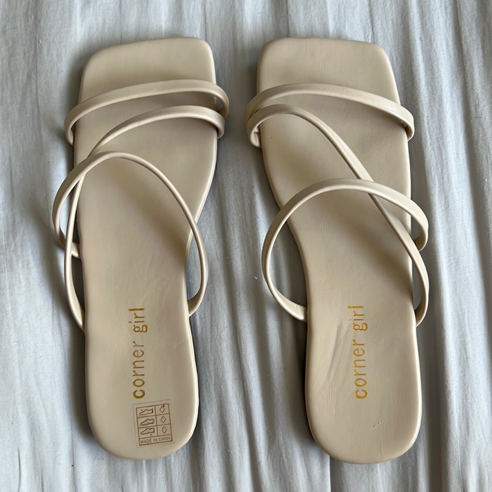 shein flat strappy sandals